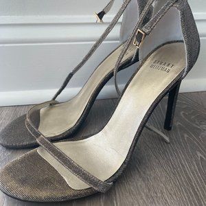 Stuart Weitzman Nudist Metalic Heels - size 10